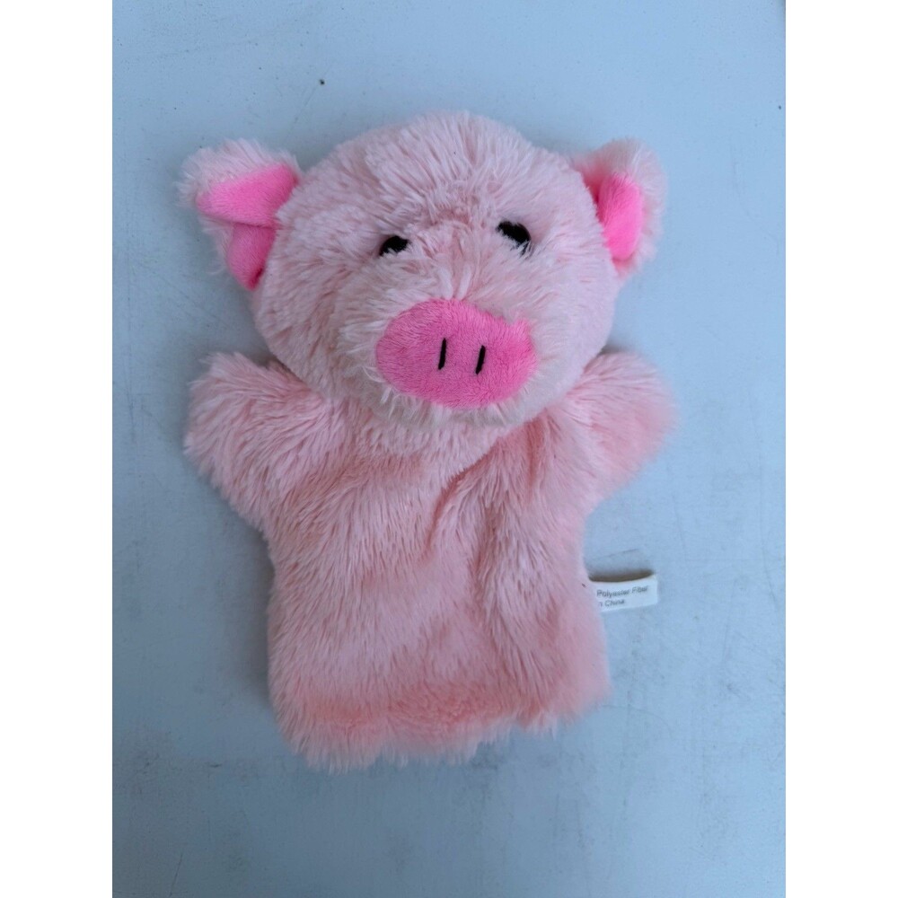 Plush Pink Pig Hand Puppet by Rhode Island Novelty Piglet Piggies P15